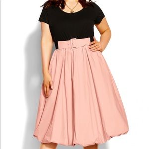 NEW City Chic “Paris Days” Dress in Rose - Plus Size 22 - CUTE Christmas Dress